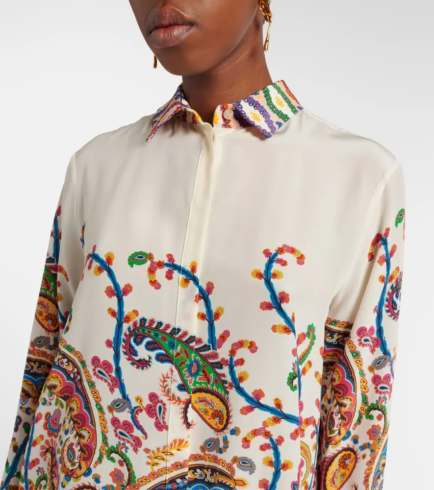 Etro Paisley printed silk shirt | Thumbnail 5 Etro Paisley printed silk shirt | Thumbnail 5