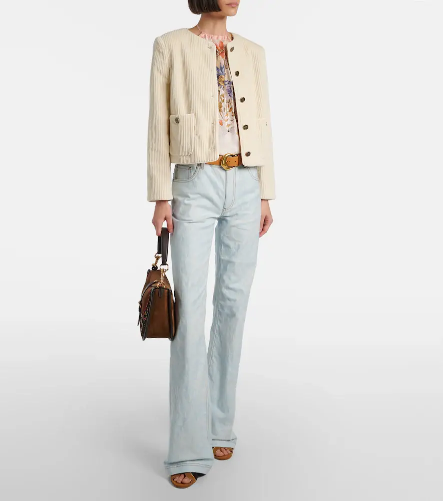 Etro Pegaso embroidered flared jeans | Thumbnail 3