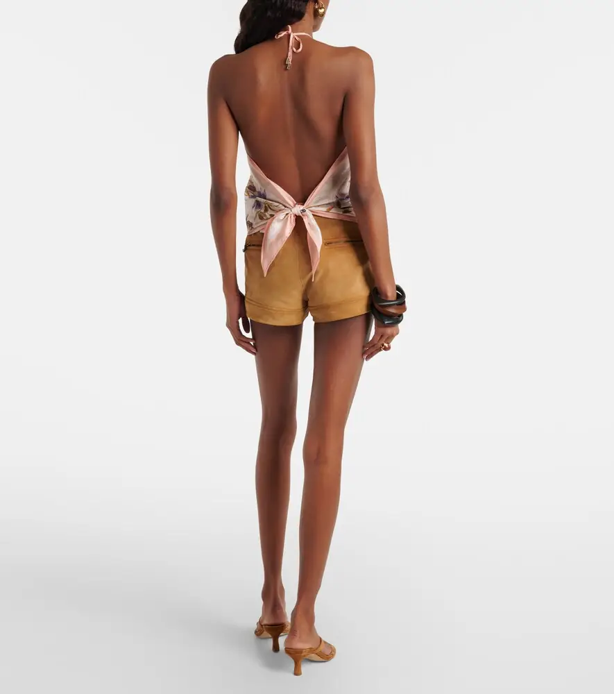 Etro Suede shorts | Thumbnail 4