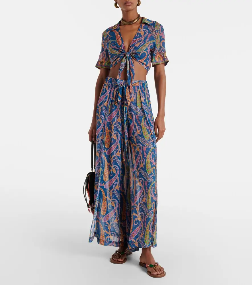 Etro Paisley wide-leg pants | Thumbnail 6 Etro Paisley wide-leg pants | Thumbnail 6