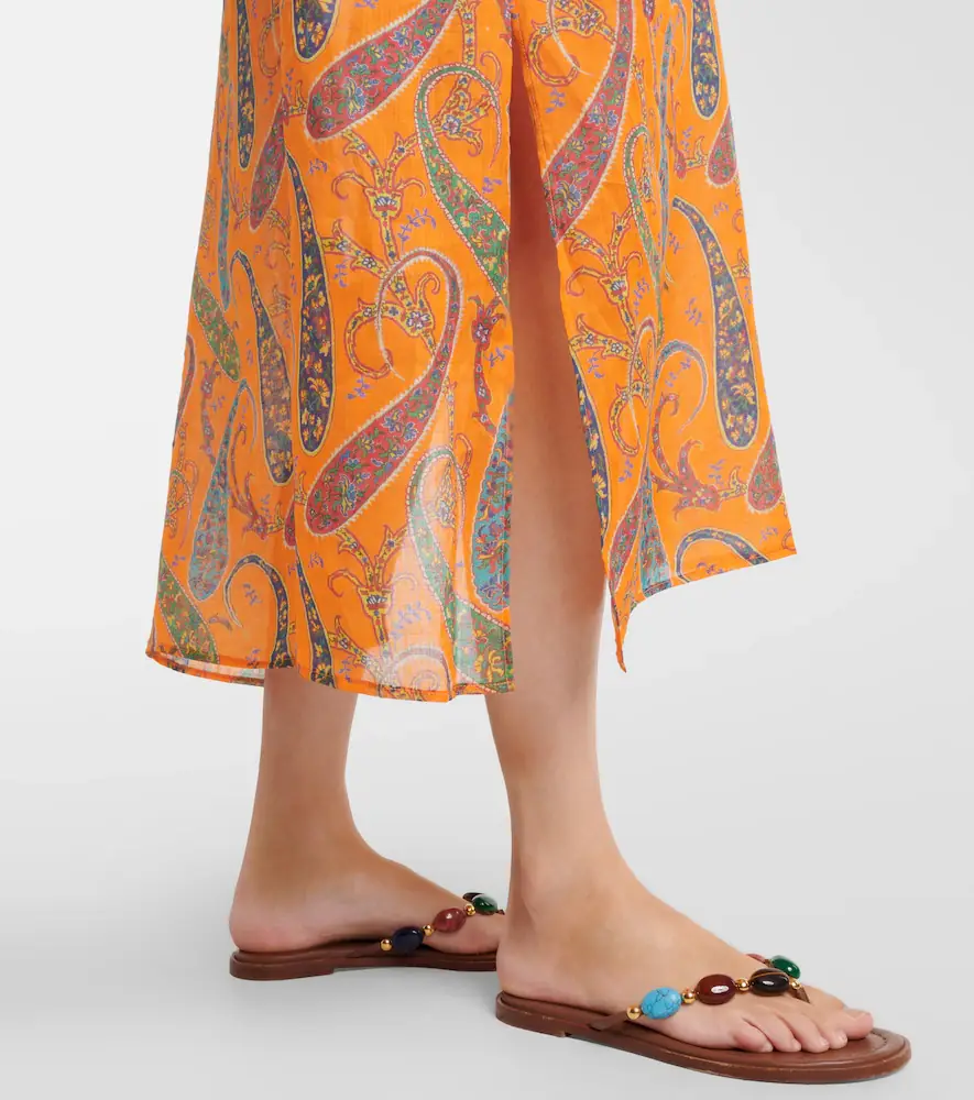Etro Paisley ramie kaftan | Thumbnail 2