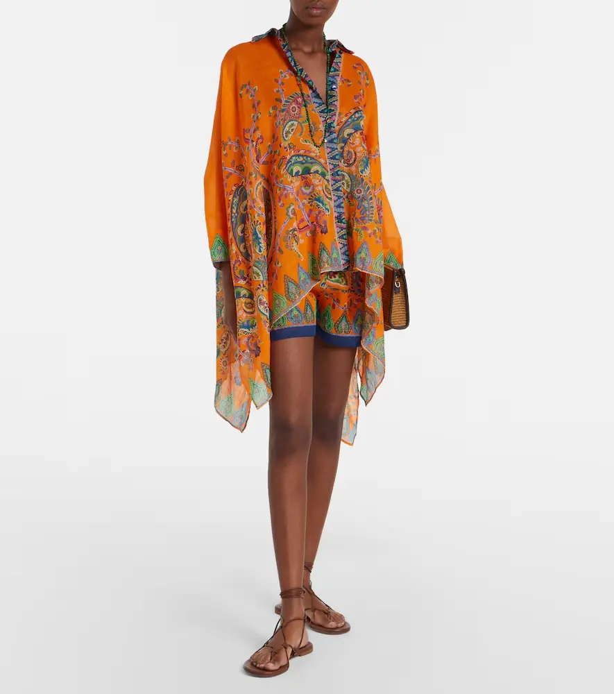 Etro Paisley high-rise shorts | Thumbnail 2 Etro Paisley high-rise shorts | Thumbnail 2
