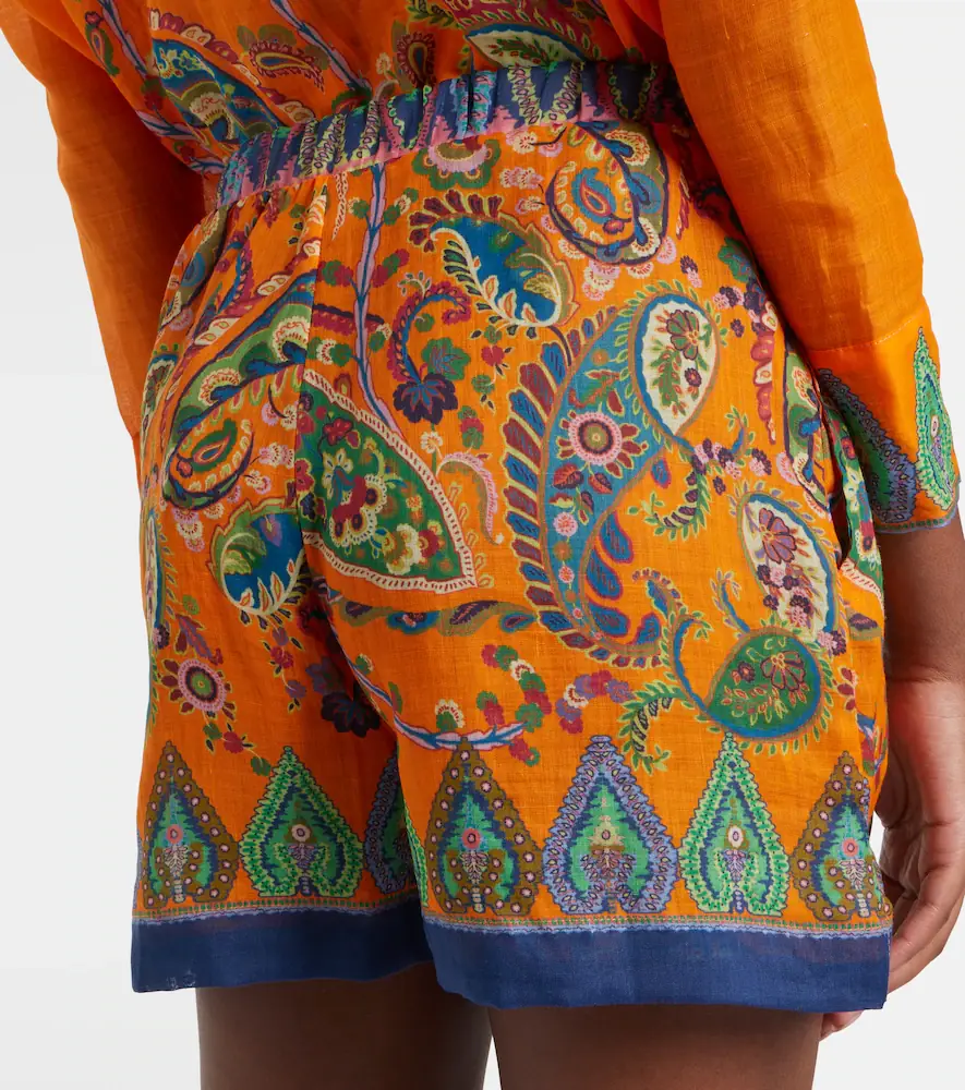 Etro Paisley high-rise shorts | Thumbnail 3 Etro Paisley high-rise shorts | Thumbnail 3