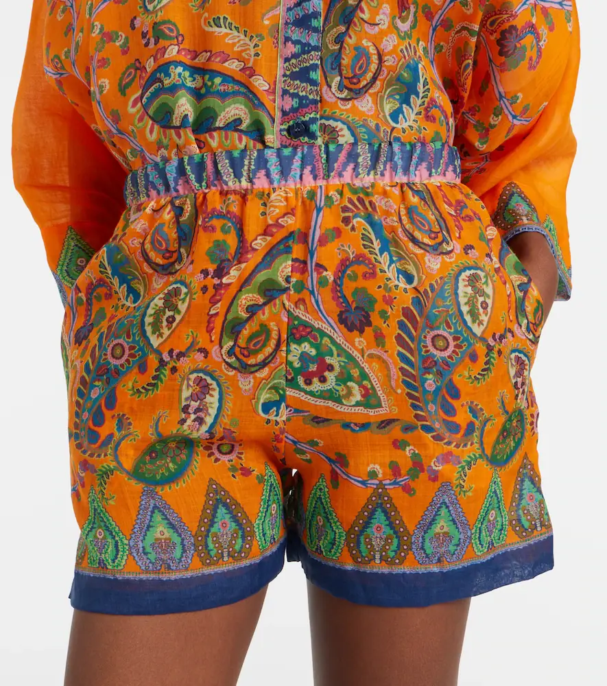 Etro Paisley high-rise shorts | Thumbnail 5 Etro Paisley high-rise shorts | Thumbnail 5