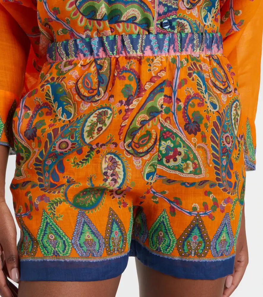 Etro Paisley high-rise shorts | Thumbnail 6 Etro Paisley high-rise shorts | Thumbnail 6