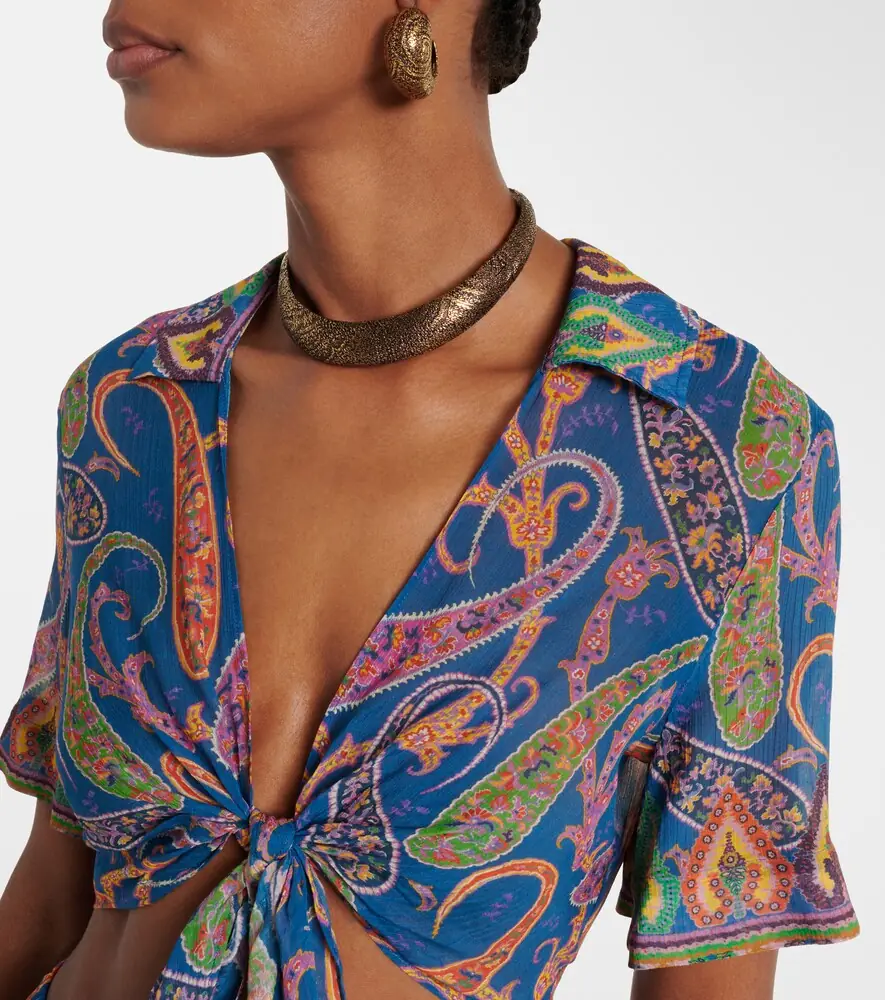 Etro Paisley crop top | Thumbnail 2
