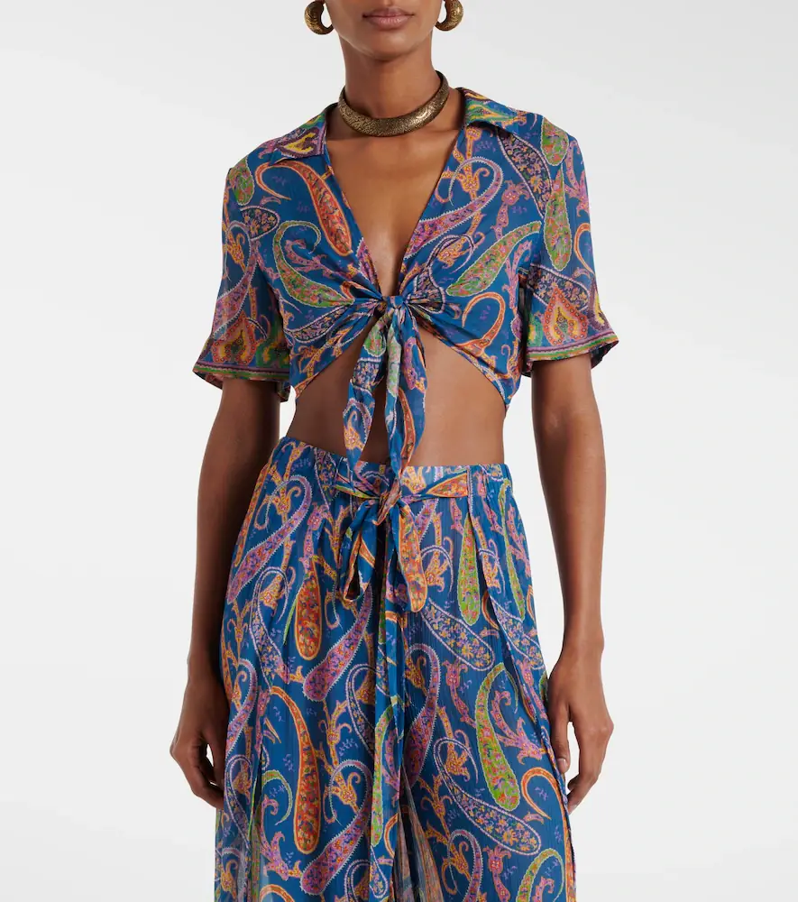 Etro Paisley crop top | Thumbnail 3