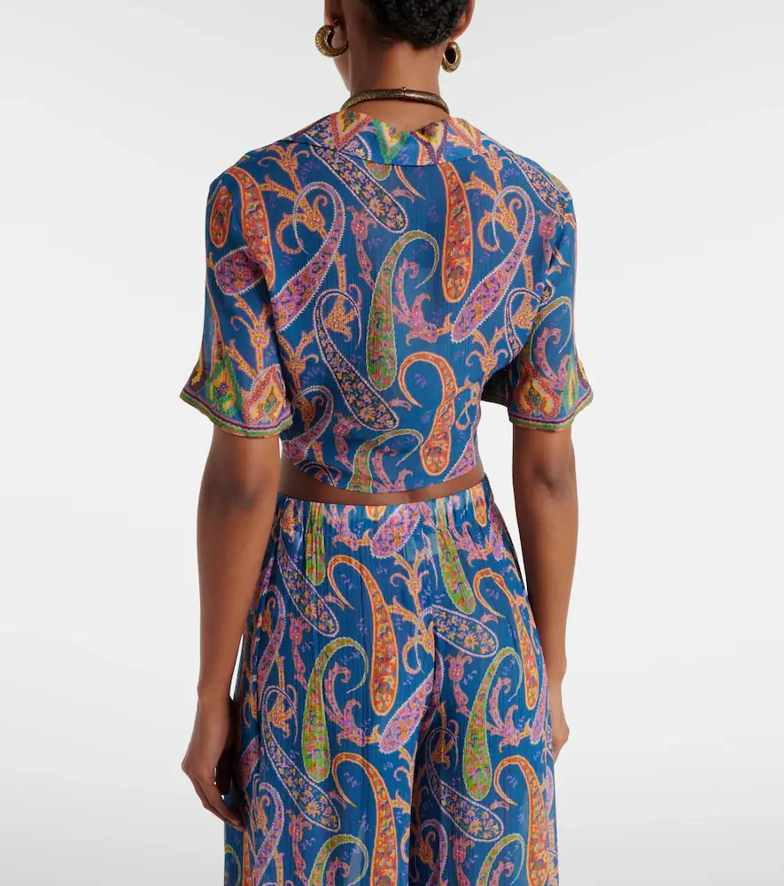 Etro Paisley crop top | Thumbnail 5