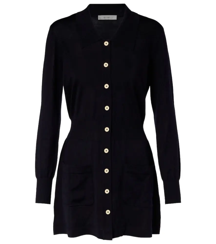 Wool polo dress