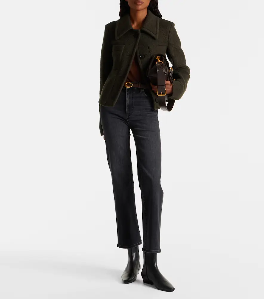 Frame Le Sleek cropped high-rise straight jeans | Thumbnail 7 Frame Le Sleek cropped high-rise straight jeans | Thumbnail 7