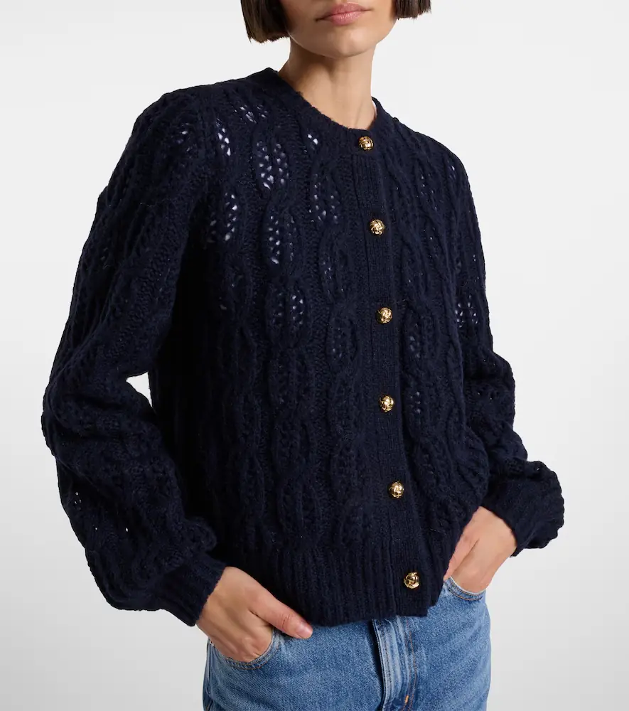 Frame Caped wool-blend cardigan | Thumbnail 2 Frame Caped wool-blend cardigan | Thumbnail 2