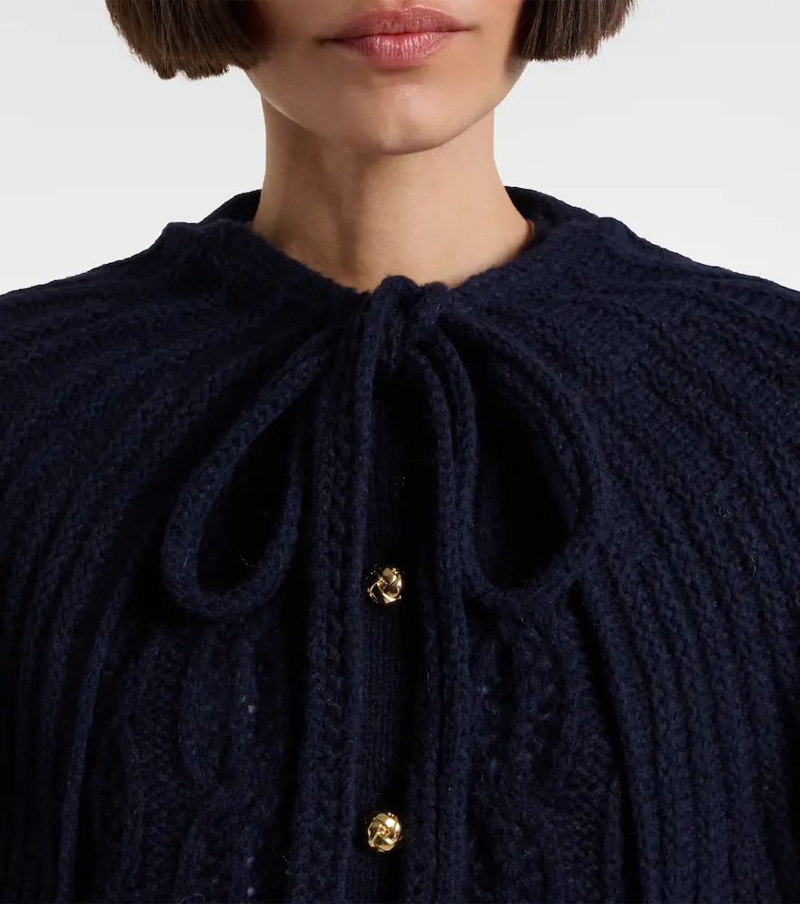 Frame Caped wool-blend cardigan | Thumbnail 6 Frame Caped wool-blend cardigan | Thumbnail 6