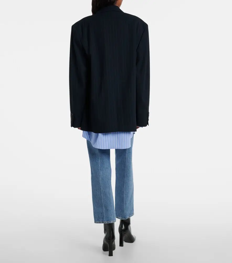 Frame Vertical Crop straight jeans | Thumbnail 3