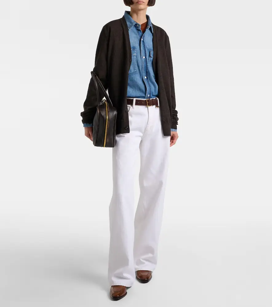 Frame Bubble mid-rise wide-leg jeans | Thumbnail 4