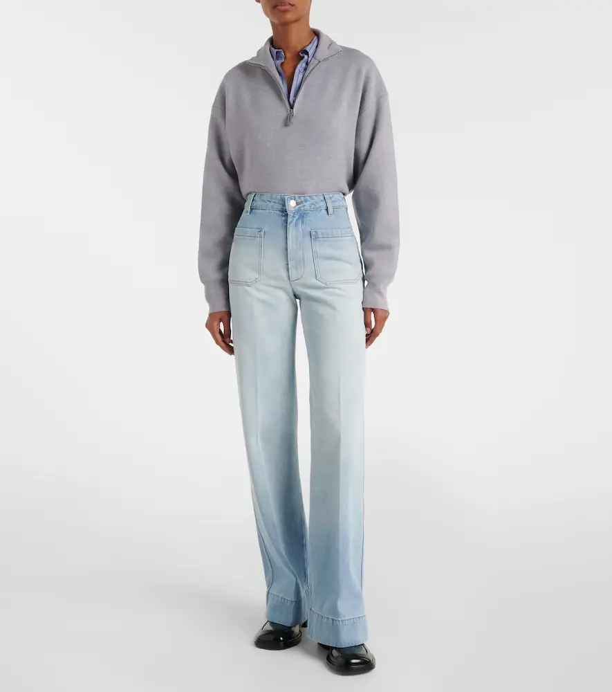 Victoria Beckham Alina high-rise flared jeans | Thumbnail 6 Victoria Beckham Alina high-rise flared jeans | Thumbnail 6
