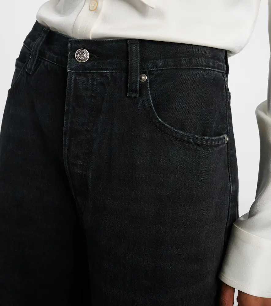 Frame Collegiate high-rise wide-leg jeans | Thumbnail 2
