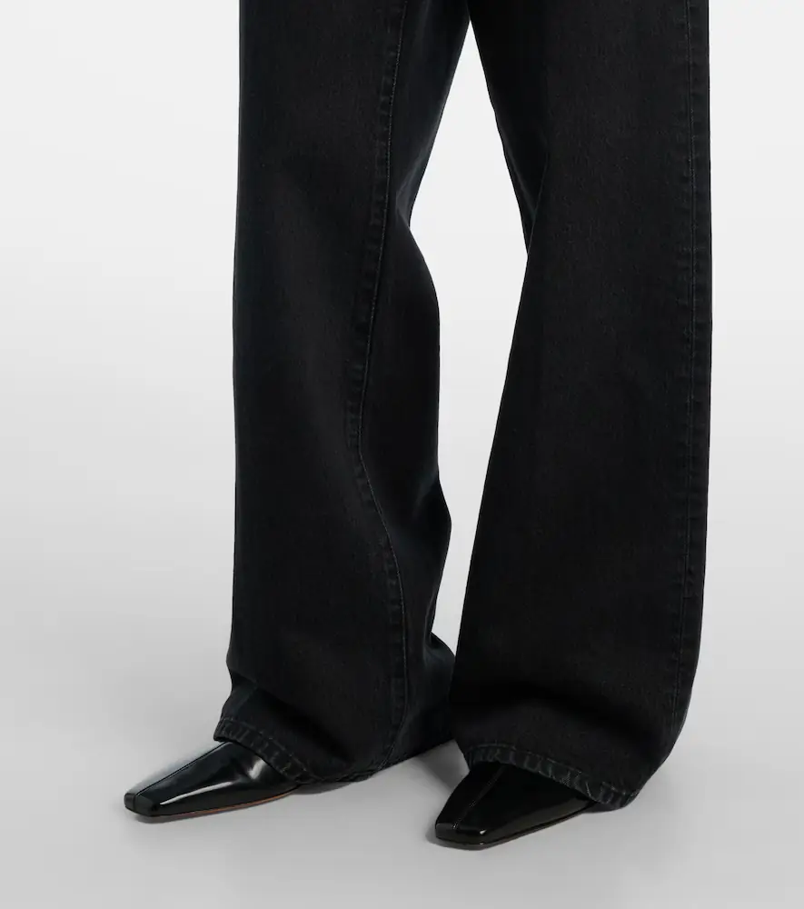 Frame Collegiate high-rise wide-leg jeans | Thumbnail 3