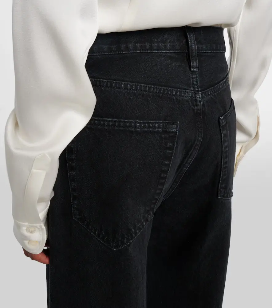 Frame Collegiate high-rise wide-leg jeans | Thumbnail 6