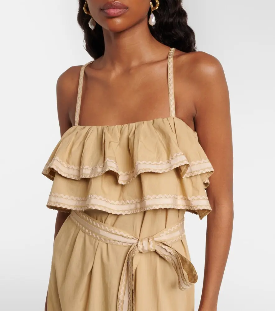 Ulla Johnson Lucian ruffled cotton midi dress | Thumbnail 3 Ulla Johnson Lucian ruffled cotton midi dress | Thumbnail 3