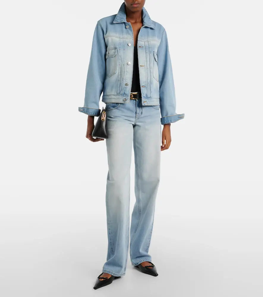 Victoria Beckham Harper low-rise straight jeans | Thumbnail 3 Victoria Beckham Harper low-rise straight jeans | Thumbnail 3