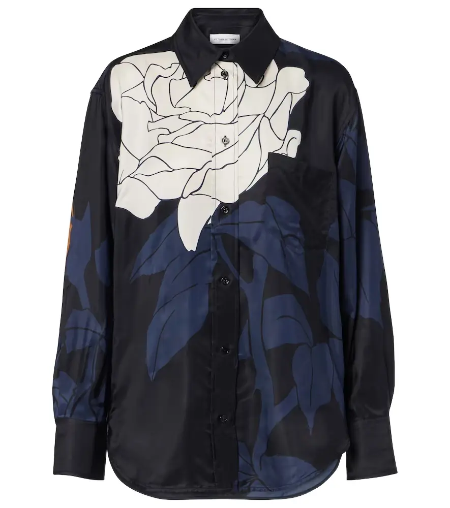 Victoria Beckham Floral shirt | Image 1 Victoria Beckham Floral shirt | Image 1