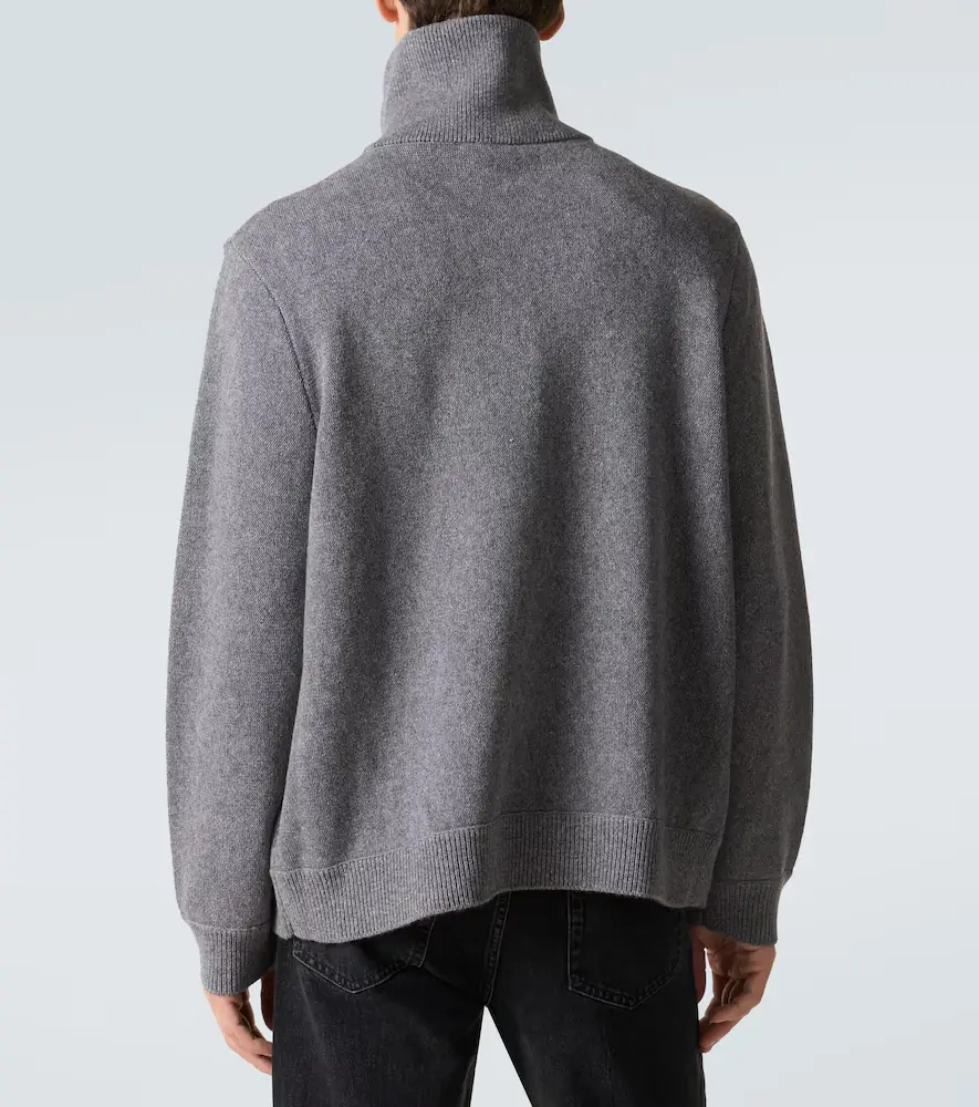 Frame Wool and cotton half-zip sweater | Thumbnail 3 Frame Wool and cotton half-zip sweater | Thumbnail 3