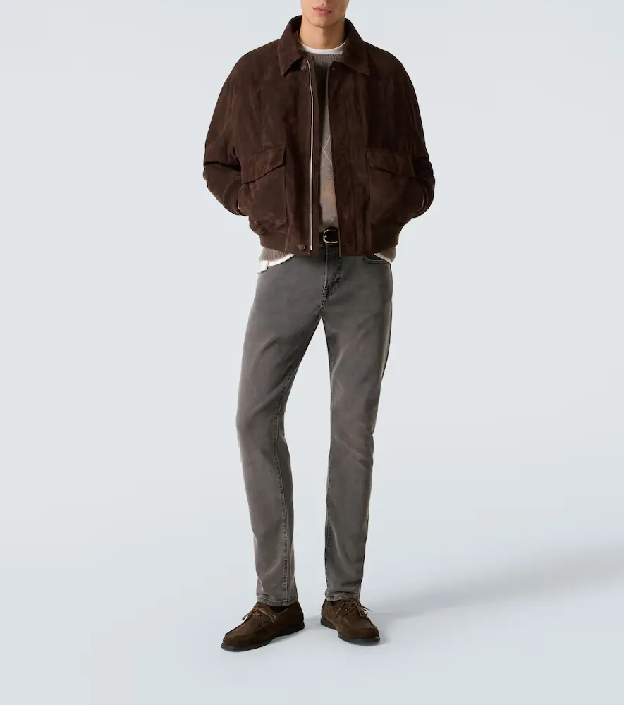 Frame Retro suede blouson jacket | Thumbnail 4 Frame Retro suede blouson jacket | Thumbnail 4