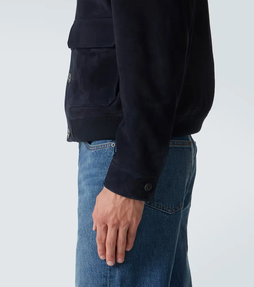 Frame Suede blouson jacket | Thumbnail 4 Frame Suede blouson jacket | Thumbnail 4