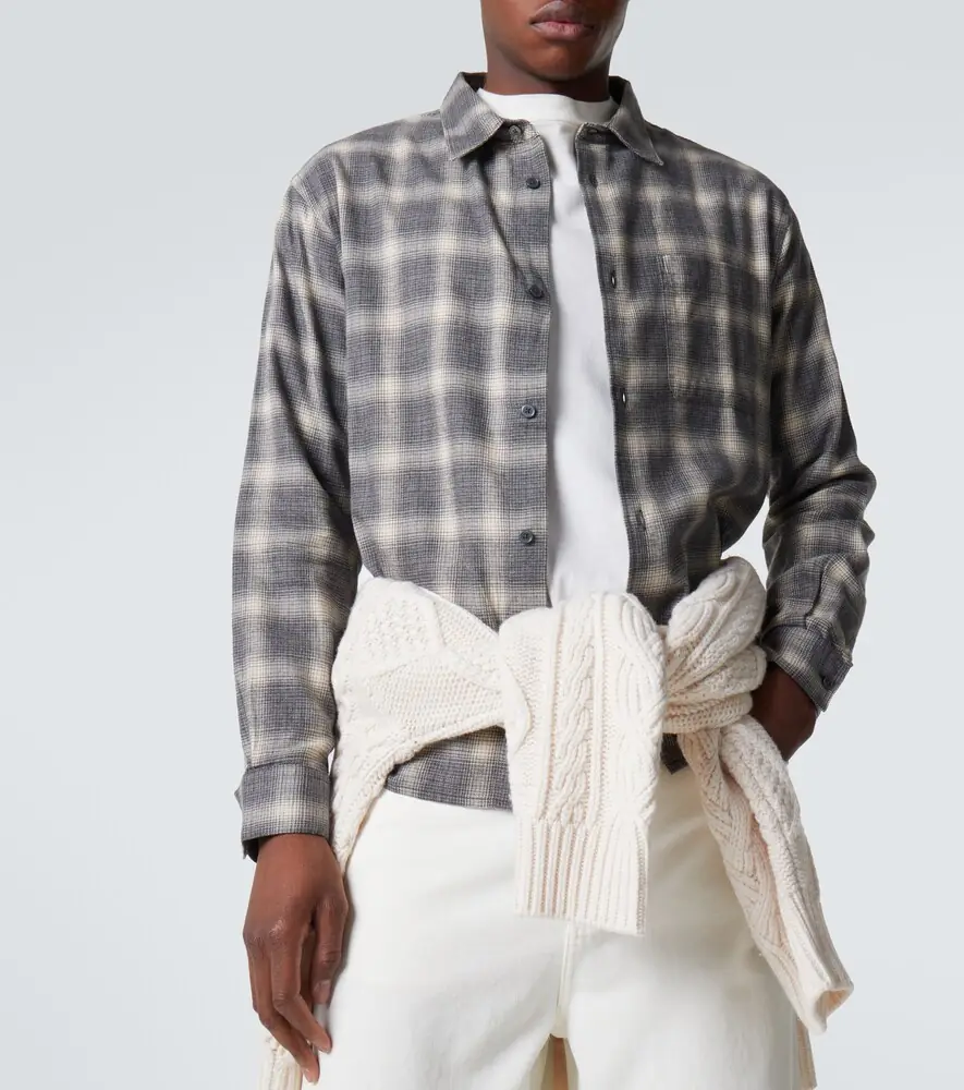 Frame Plaid cotton shirt | Thumbnail 3