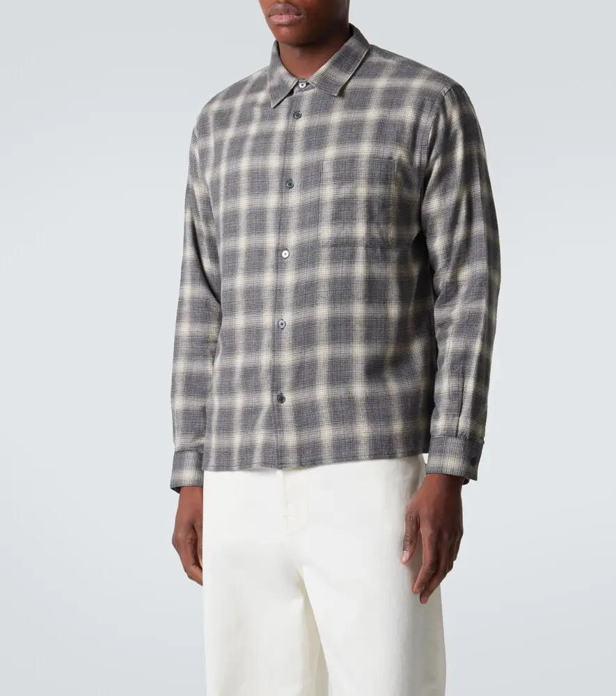 Frame Plaid cotton shirt | Thumbnail 4