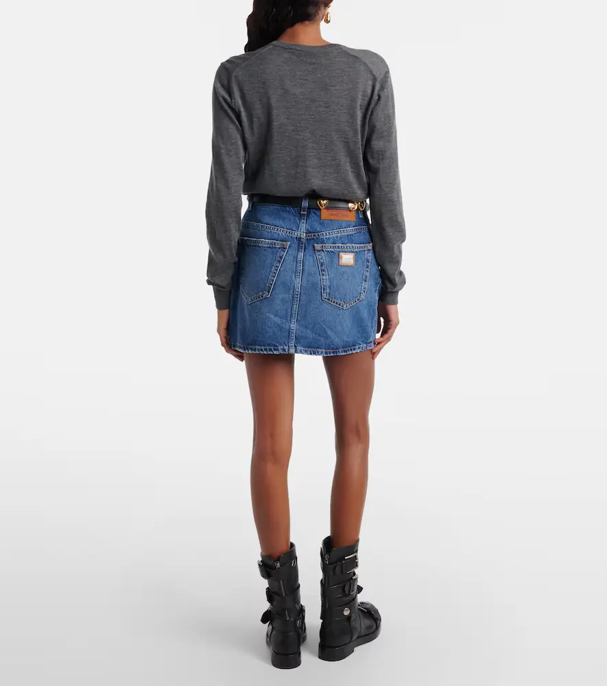 Dolce & Gabbana Denim miniskirt | Thumbnail 2