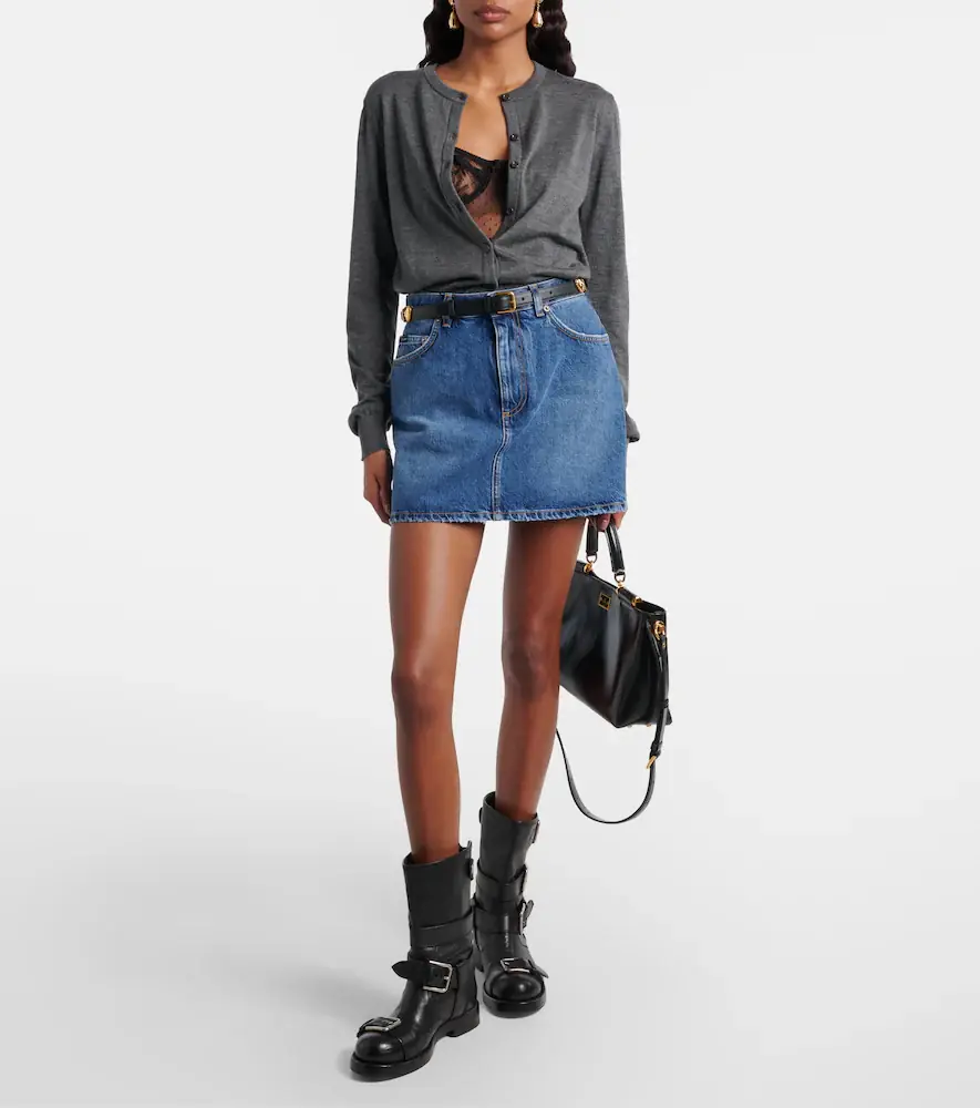Dolce & Gabbana Denim miniskirt | Thumbnail 4