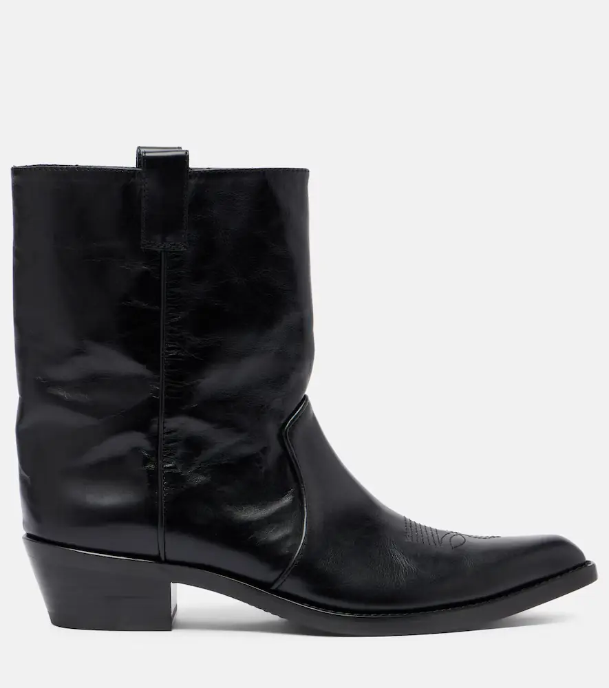 Khaite Clive leather ankle boots | Thumbnail 3