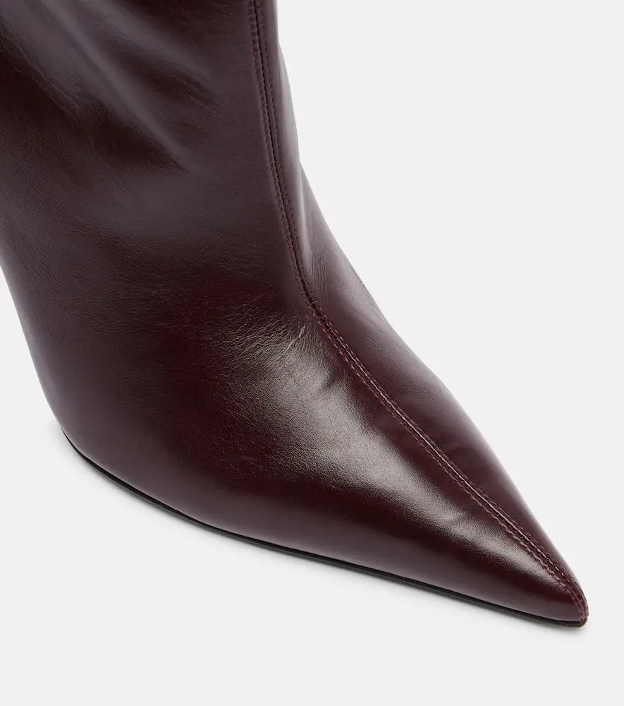 Khaite Bella 100 leather knee-high boots | Thumbnail 3
