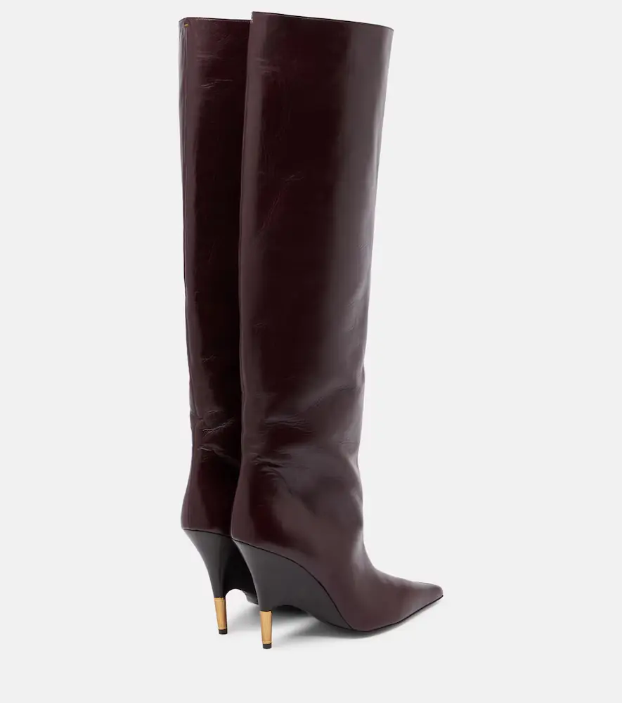 Khaite Bella 100 leather knee-high boots | Thumbnail 4