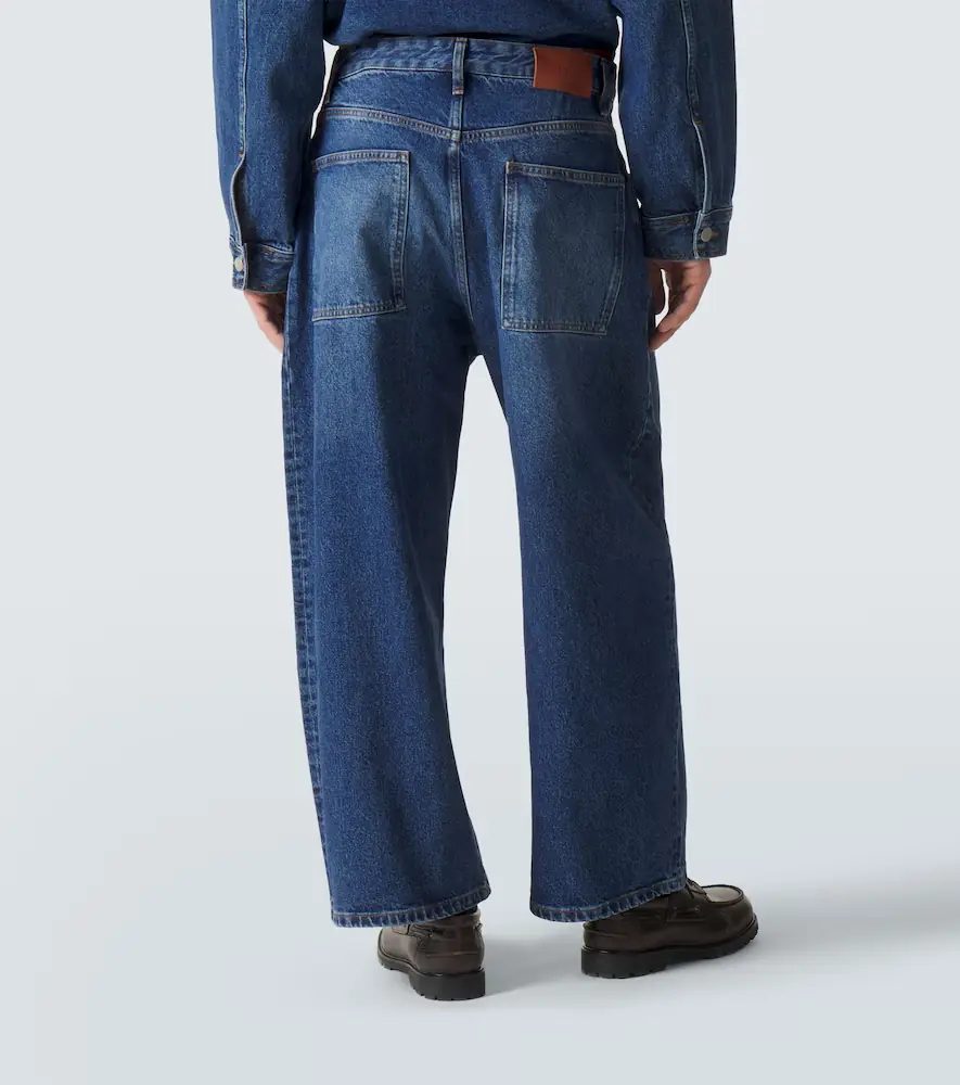 Studio Nicholson Paolo barrel-leg jeans | Thumbnail 4 Studio Nicholson Paolo barrel-leg jeans | Thumbnail 4