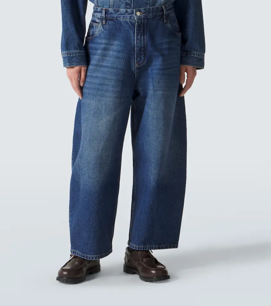Studio Nicholson Paolo barrel-leg jeans | Thumbnail 5 Studio Nicholson Paolo barrel-leg jeans | Thumbnail 5