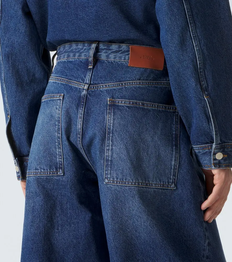 Studio Nicholson Paolo barrel-leg jeans | Thumbnail 6 Studio Nicholson Paolo barrel-leg jeans | Thumbnail 6