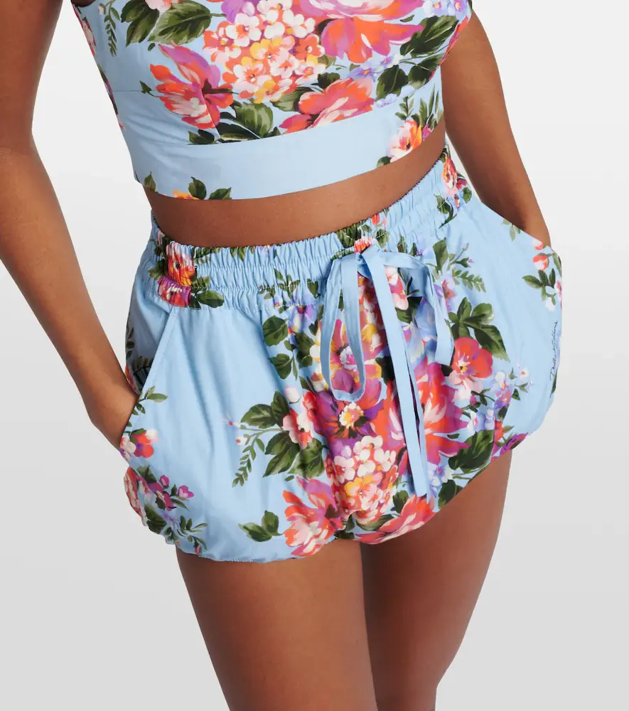 Dolce & Gabbana Floral cotton poplin shorts | Thumbnail 3