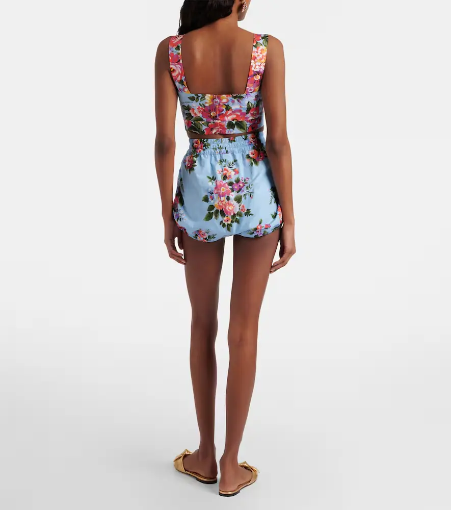 Dolce & Gabbana Floral cotton poplin shorts | Thumbnail 5