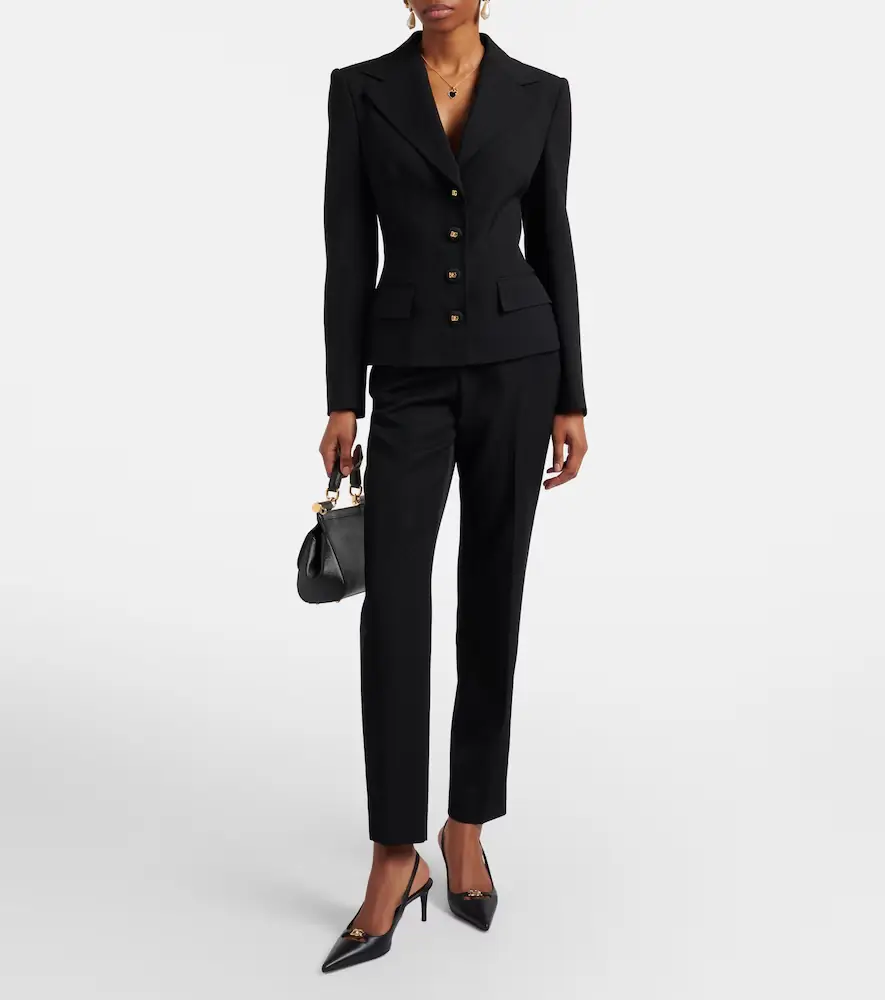 Dolce & Gabbana Virgin wool tapered pants | Thumbnail 4 Dolce & Gabbana Virgin wool tapered pants | Thumbnail 4