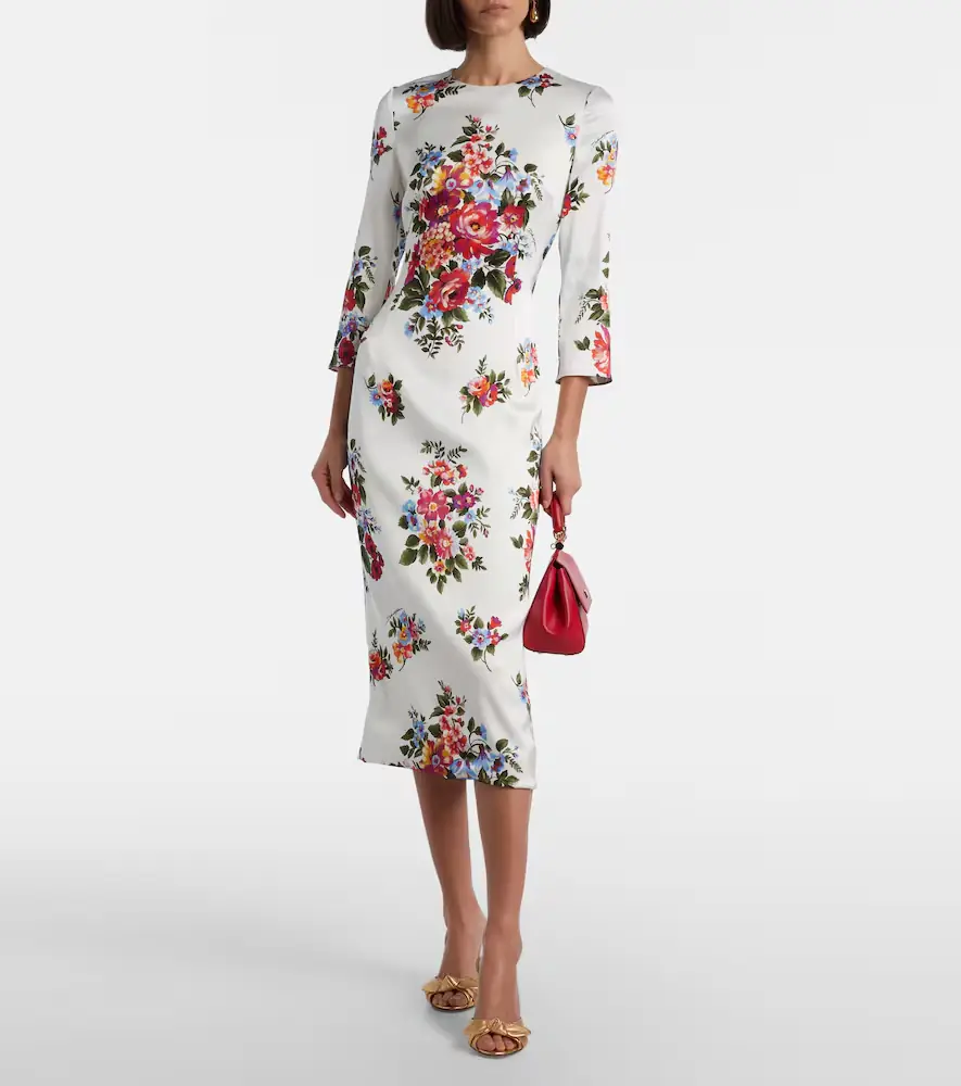 Dolce & Gabbana Floral midi dress | Thumbnail 2