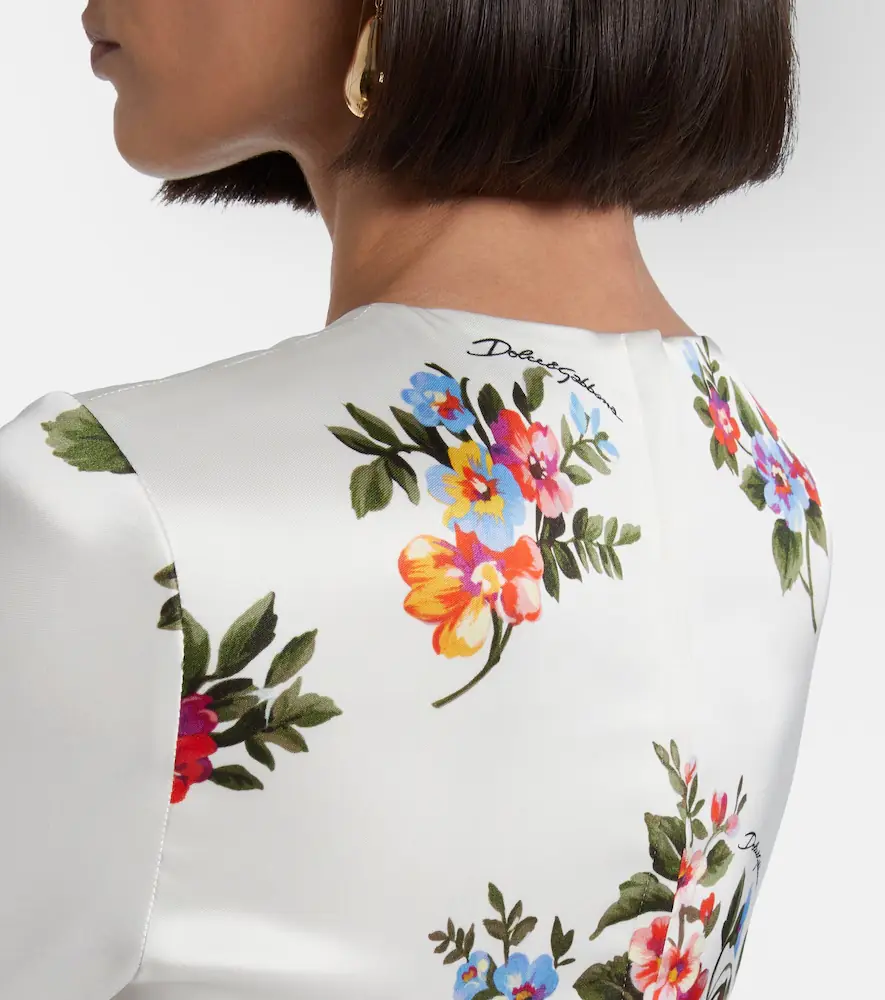 Dolce & Gabbana Floral midi dress | Thumbnail 4