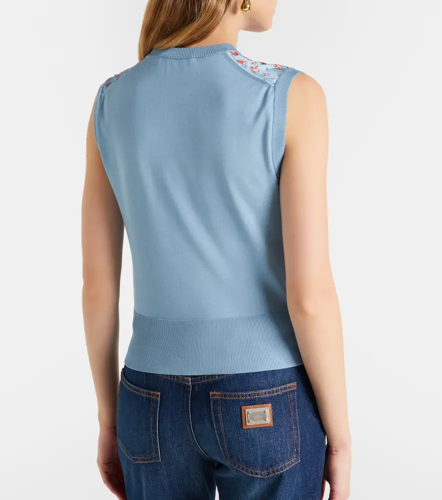 Dolce & Gabbana Floral silk sweater vest | Thumbnail 5 Dolce & Gabbana Floral silk sweater vest | Thumbnail 5