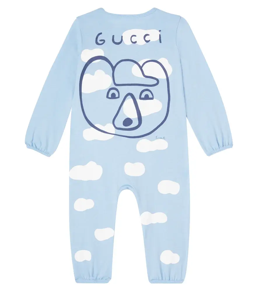 Gucci Kids x Euan Roberts printed cotton onesie | Thumbnail 2 Gucci Kids x Euan Roberts printed cotton onesie | Thumbnail 2