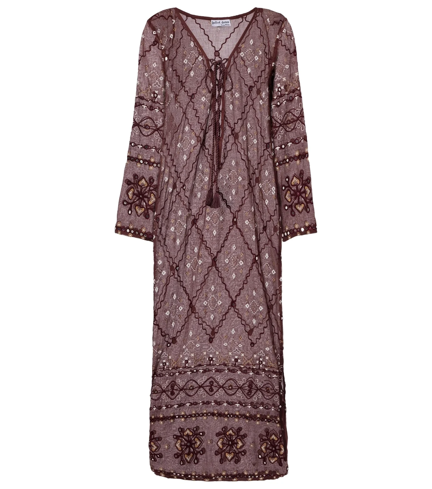 Embroidered cotton kaftan Embroidered cotton kaftan
