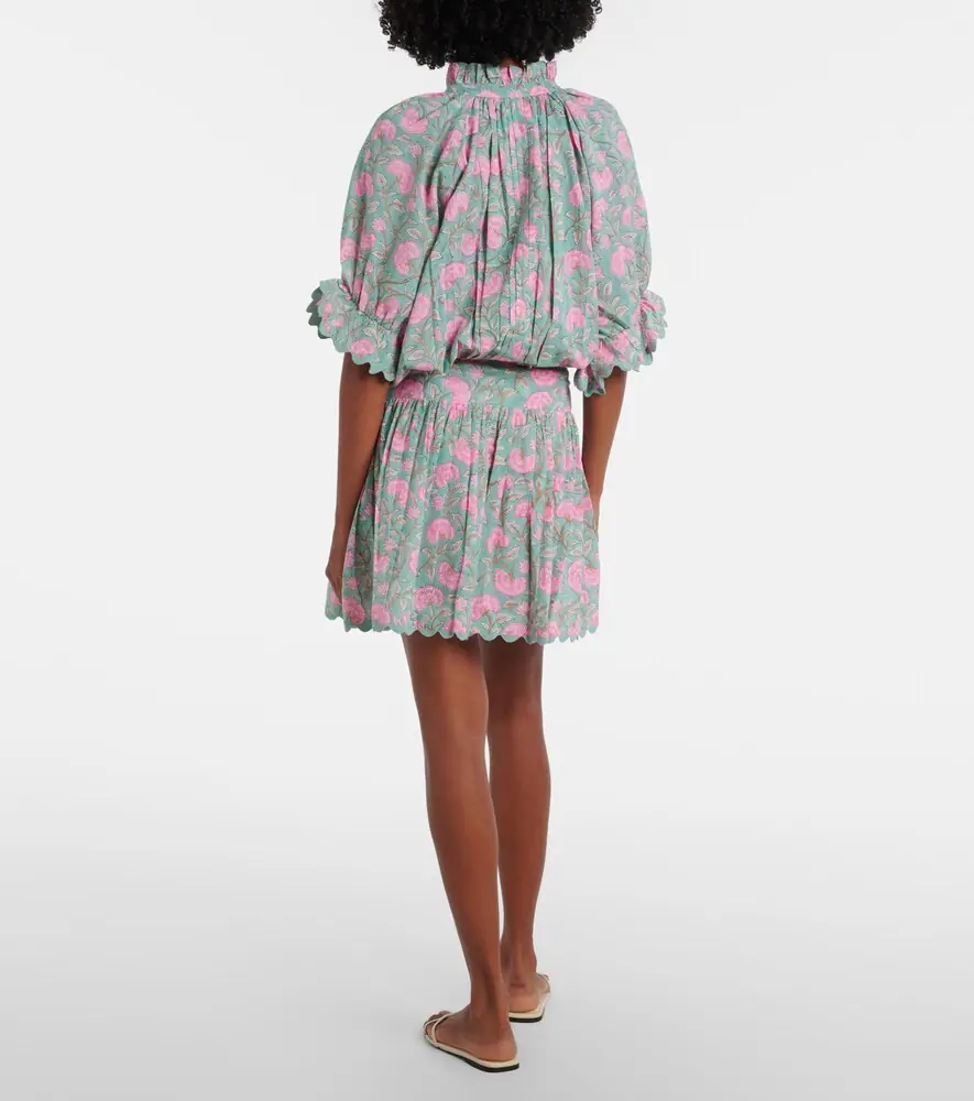 JULIET DUNN Floral cotton minidress | Thumbnail 4