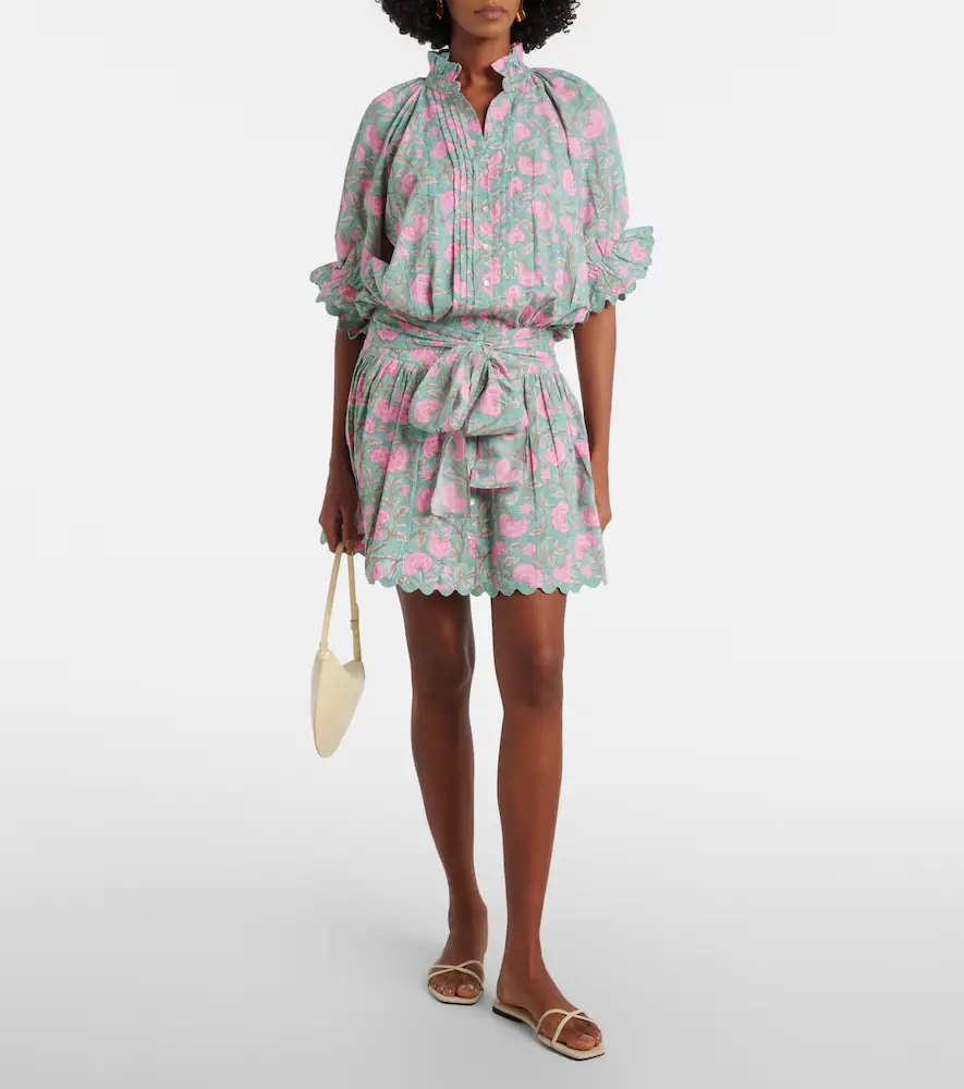 JULIET DUNN Floral cotton minidress | Thumbnail 5