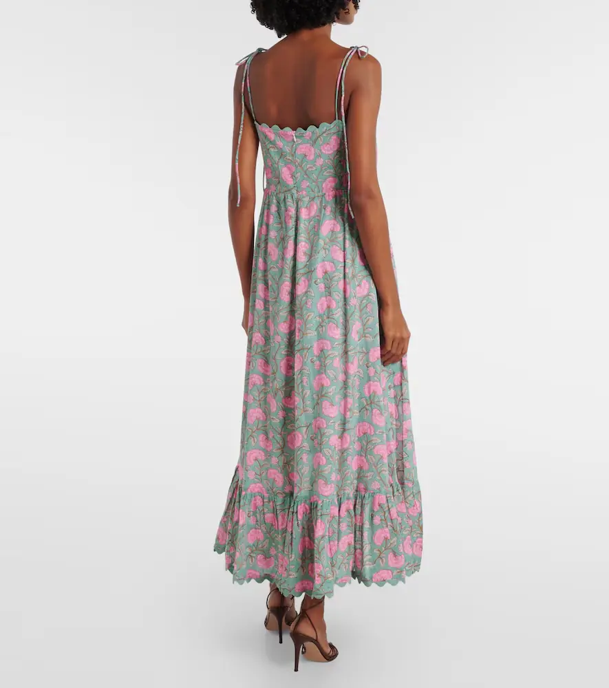 JULIET DUNN Floral cotton midi dress | Thumbnail 2 JULIET DUNN Floral cotton midi dress | Thumbnail 2