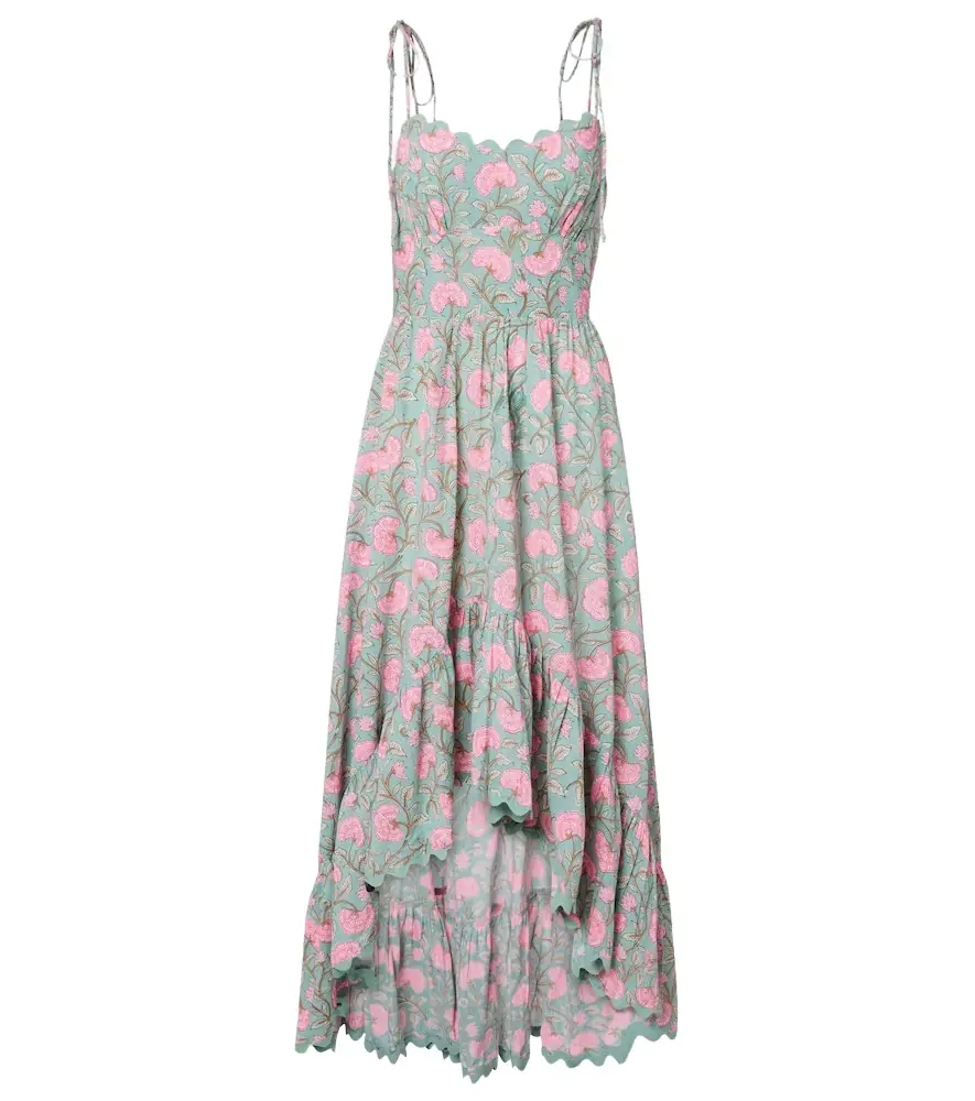 JULIET DUNN Floral cotton midi dress | Image 1 JULIET DUNN Floral cotton midi dress | Image 1